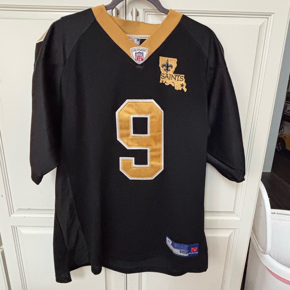 Reebok Black and Gold Authentic Jersey